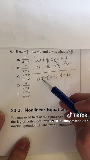 Solving Algebraic Equations with Variable Isolation