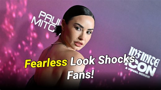 Demi Lovato turns heads in a bold strapless red-carpet look