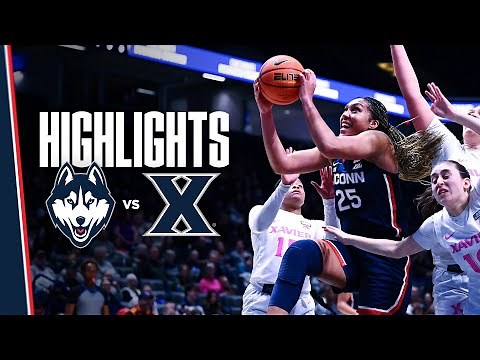HIGHLIGHTS | #15 UConn Women’s Basketball at Xavier