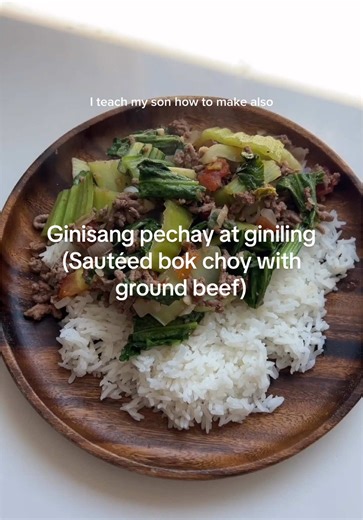 Ginisang Pechay at Giniling: Easy Filipino Dish