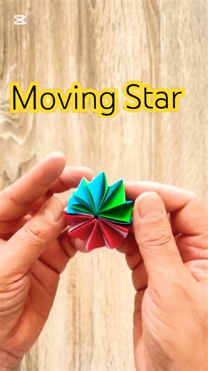 ORIGAMI MOVING STAR TUTORIAL PAPER FOLDING #youtubeshorts #shortvideo #shorts #shortsfeed #viral