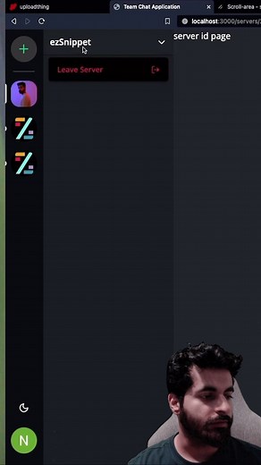 Neeraj Walia on Instagram: "Discord clone update. #coding #programming #javascript #discord"