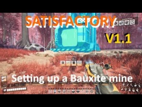 Episode 14: Setting up a Bauxite mine | Satisfactory