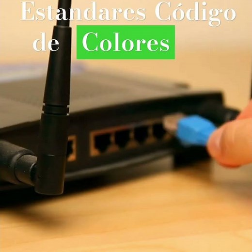 Estándares código de color de los conectores Rj45 #rj45 #cabledeinternet #cable #pines #ethernet