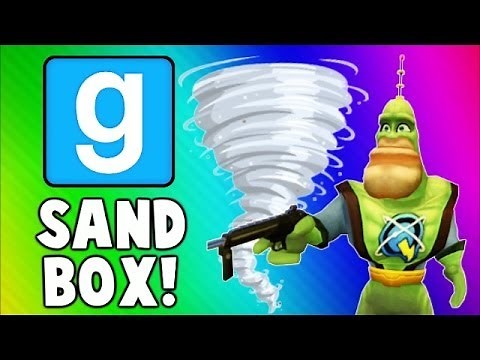 Gmod Sandbox Funny Moments TORNADO Edition - House Destruction & Skit Fails (Garry's Mod)