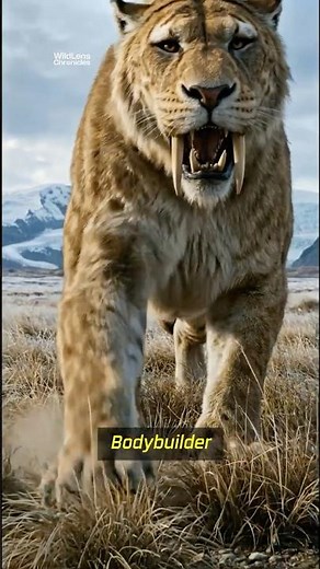 Why the Saber-Tooth Actually Went Extinct 💀 #smilodon #wildlife #prehistoric #extinctanimals
