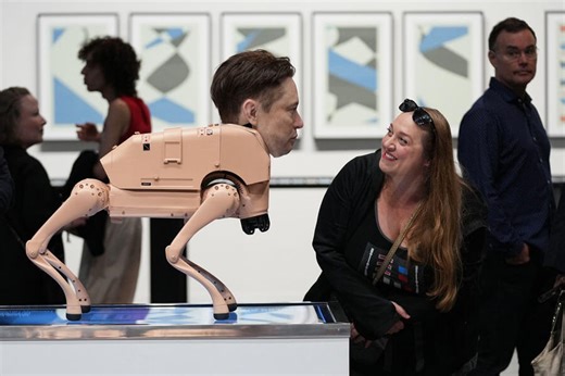 WATCH: Tech billionaires and artists are turned into robot dogs that will 'poop' images - East Idaho News