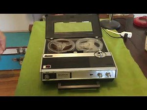 The Sony TC-222-A Portable Reel-to-Reel Tape Recorder