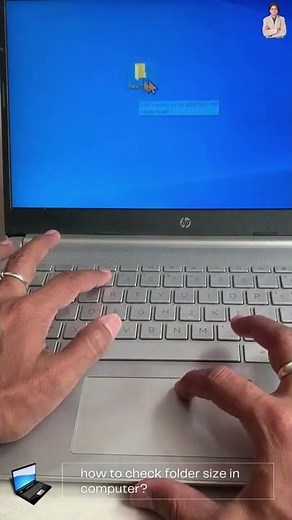 How to check folder size in computer?