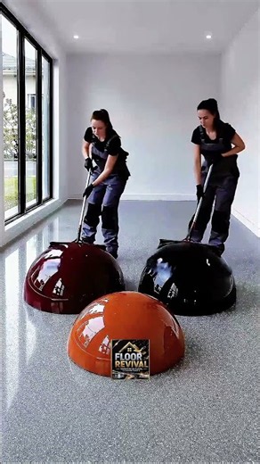 Amazing Epoxy Floor Transformation | Satisfying Floor Coating Process ✨ #epoxyfloor