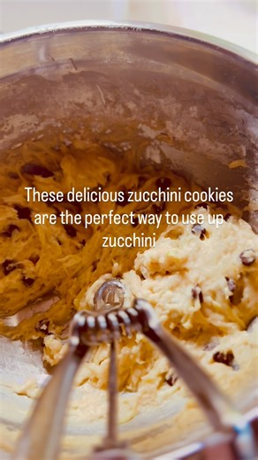These Zucchini Cookies are made with my Granny’s recipe and are so easy! Grab it here: https://www.littlehouseliving.com/zucchini-cookie-recipe.html #easyrecipe #zucchini #ZucchiniRecipes | Little House Living