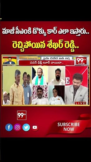 మాజీ సీఎం కి డొక్కు కార్ ఎలా ఇస్తారు .. రెచ్చిపోయిన శేఖర్ రెడ్డి | Shekar Reddy Fires On TDP | 99tv