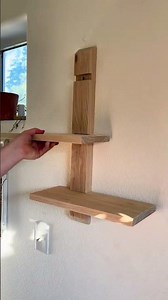 The Genius Way to Build a Floating Shelf (No Bracket!) 🪵