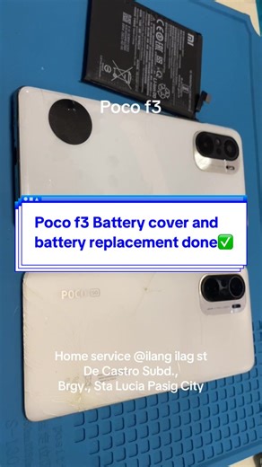 Poco f3 battery cover and battery replacement done✅ #kcarlcellphonerepairservice #kcarlcellphonerepair #cellphonerepair #cellphonerepairspecialist #cellphonerepairnearme #pasigcity #pocof3 #battery #batterycover #pasig