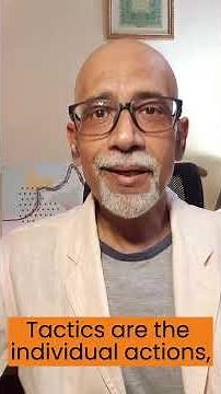 What is the difference between strategy and tactics?