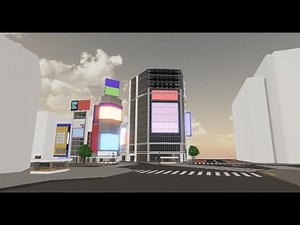 Shibuya Crossing 1:1 Build Progress | Jujutsu Shenanigans