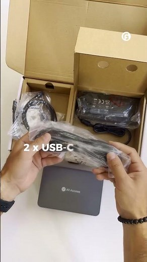 AV Access iDock C20 USB-C KVM Switch Docking Station for 2 Laptops and 2 Monitors #usbadapter #tech