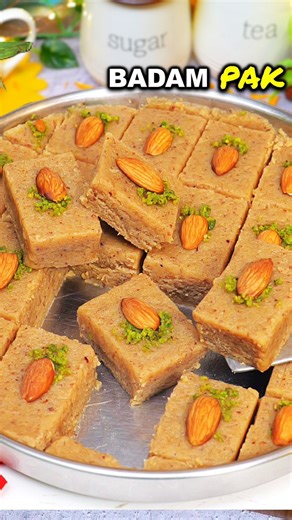 Cook with Parul (ChefParulGupta) on Instagram: "✨ Badam Pak Recipe | Instant 3-Ingredient Almond Diwali Sweet! 😍⭐ #cookwithparul #badampak #almondsweet #diwalisweets #halwaistyle #indiansweets #instantrecipes #quickrecipes #festivalspecial #homemadesweets #desimithai #sweetrecipe #easyrecipes #foodreels [Badam Pak Recipe, Almond Mithai, 3 Ingredient Indian Sweet, Diwali Recipes, Instant Almond Barfi, Healthy Sweet Recipes, Halwai Style Mithai, Festive Sweets, Cook With Parul]"
