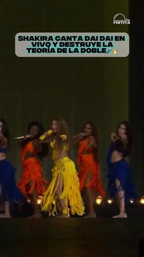 SHAKIRA performs DAI DAI live and destroys the body double theory🎤🔥