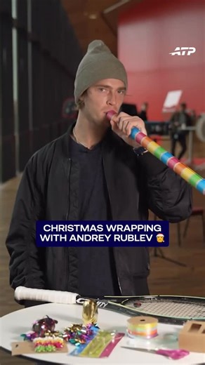 ATP Tour on Instagram: "It’s that time of the year! 🎅 How did Andrey do? 🤔 @andreyrublev #tennis #atptour #andreyrublev"