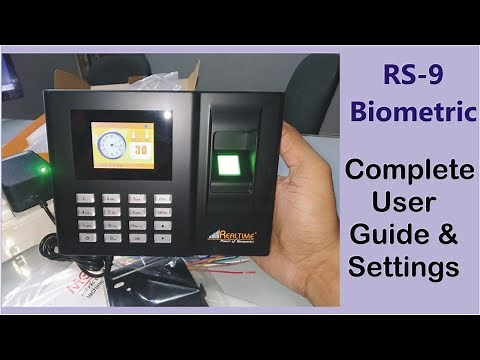 RS9 Realtime Biometric Complete installation I How to enroll finger I User Guide I Unboxing Realtime