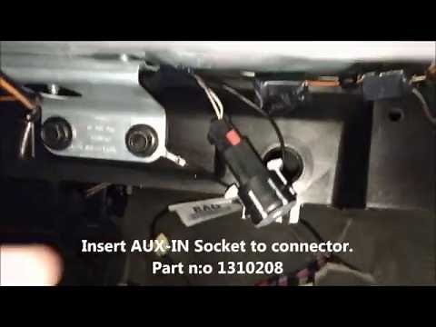 Ford Focus 2006 AUX-IN installation for 6000CD
