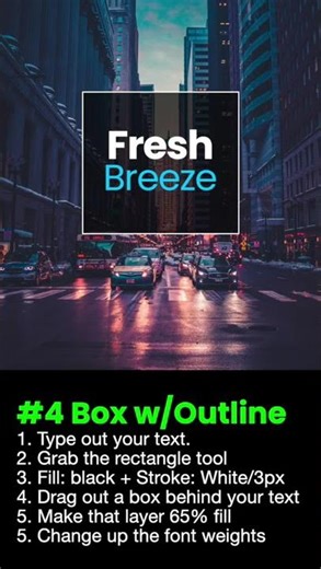 5 SIMPLE WAYS to make text look awesome