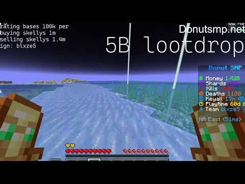 Live on Donut SMP everyone join up