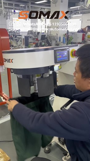 SOMAX Smart Rope Inserting Machine #somax #foryou #sewing #ropeinserting#foryoupage❤️❤️ #fdk #sewingtiktok #robotsew #apparel