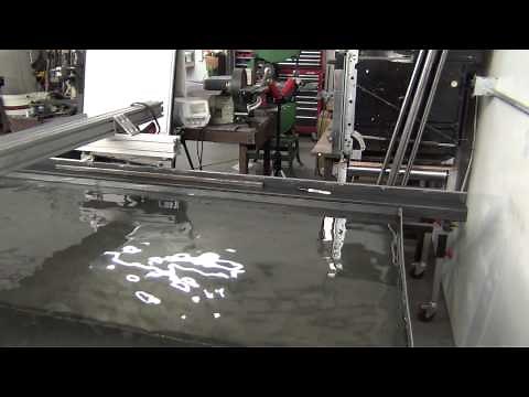 CNC Plasma Cutting Table Water Table Build