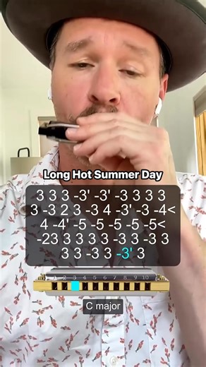 97K views · 1.2K reactions | Long Hot Summer Day Harmonica Tutorial - Turnpike Troubadours #harmonica #tutorial | Kasey's Music Method | Facebook