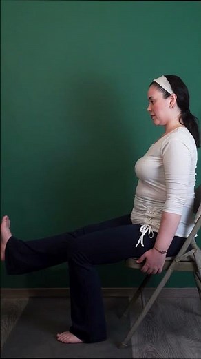 Seated Knee Extensions | Chair Yoga For Seniors and Beginners #chairyoga