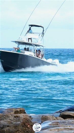 Wave Zone on Instagram: "Valhalla taking the party to Lake Boca and rushing the inlet on a calm day | Boca Inlet 📽 🎞 📸Did we film your boat - send us a DM. All videos are in 4k and fully color graded and edited. Reasonable fee #travel #boating #fun #boatlife #luxury"