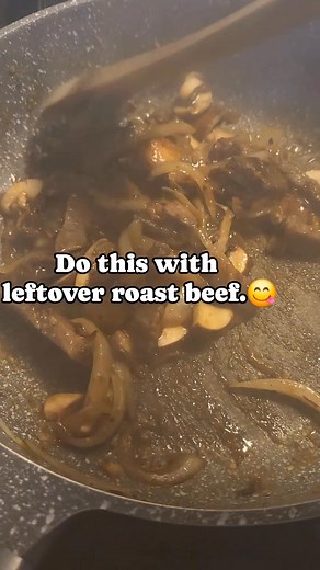 What to do with Leftover roast beef😋 #leftovers #roastbeef #fbreels2025ツ #reelsfacebook #reelsviralシ #reelsfbシ | Indoor tropical plants and cooking