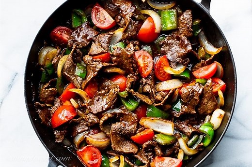 Green Pepper Steak - Saving Room for Dessert -