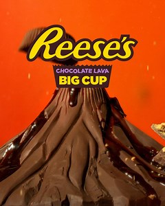 5K views | Chocolatey, gooey goodness from the volcano of your dreams. Try the new REESE'S Chocolate Lava Big Cups. | Reese's | Facebook