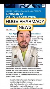 17K views · 373 reactions |  FDA NEWS: Ranitidine is officially BACK...