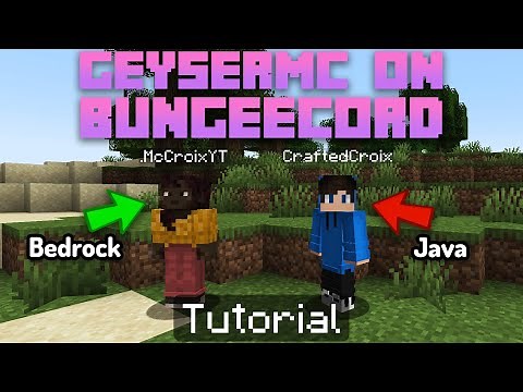 How to set up GeyserMC on your BungeeCord Proxy! Easiest Tutorial!