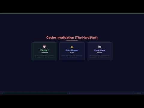 Caching: Redis, CDN & Cache Invalidation | System Design Day 4