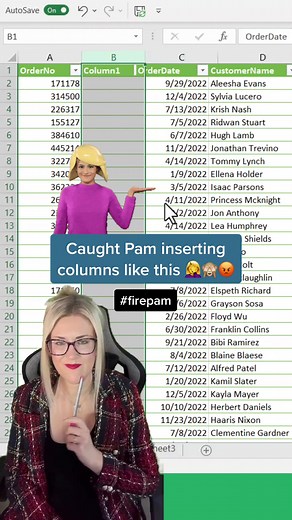 EXCEL TUTORIAL: Insert multiple rows and columns the easy way. #colum...