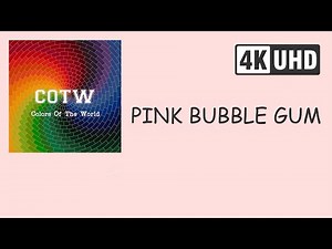 Pure Pink Bubble Gum screen (#FFDFDD) - 15 minutes long video, 4K UHD 2160p 60 fps