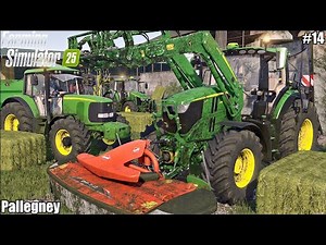 MOWING, WINDROWING AND BALING ALFALFA | Pallegney | 14