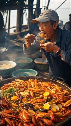 Epic Sea Shell Mukbang Feast! Fresh Ocean Flavor ASMR