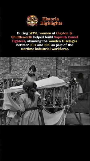 The Women Who Built the Sopwith Camel