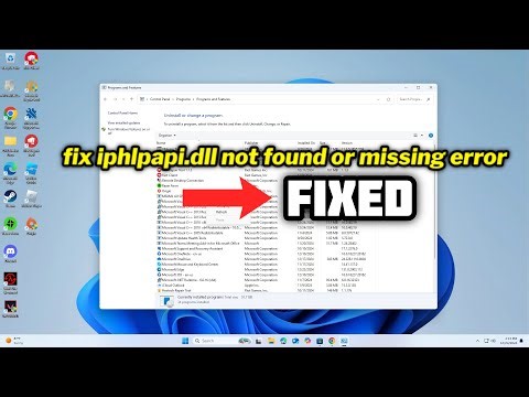 (FIXED) iphlpapi.dll not found or missing error