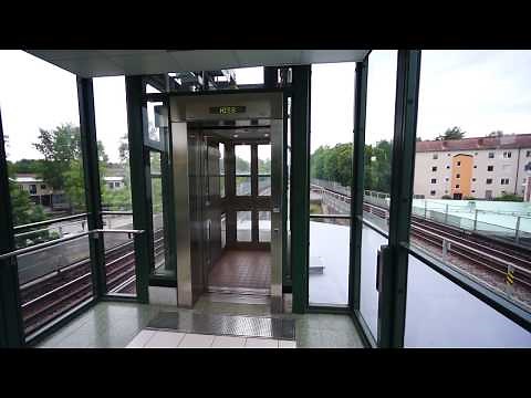Sweden, Stockholm, Bandhagen subway station, SMW elevator - going up