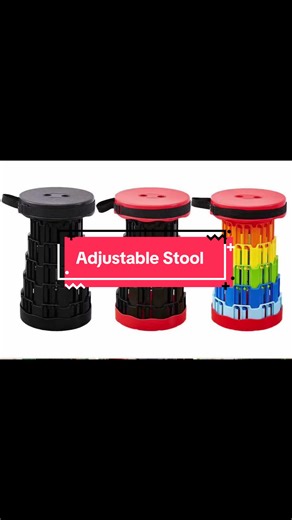 Versatile Adjustable Height Stool for Outdoor Adventures