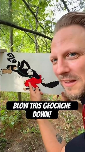 Blow This Geocache Down! #geocache #geocaching #gadgetcache