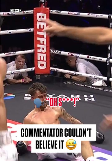 Don’t think the commentator expected that 😳 #Boxing #Knockout #Sports #CombatSports