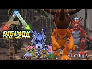 Ark Survival Evolved - BEST MOD EVER!! DIGIMON EDITION!! Digivolved Redigitized (Digimon Mod)